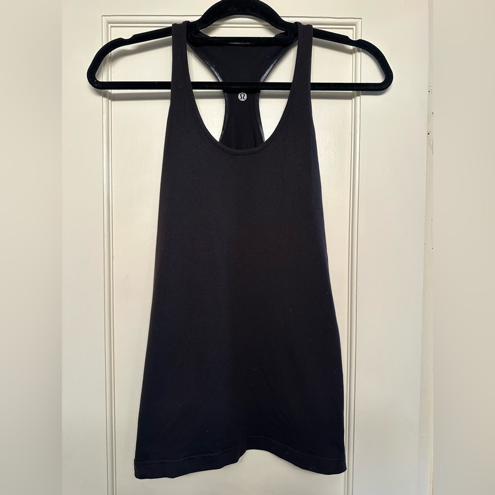 lululemon athletica Black Racerback Tank Top